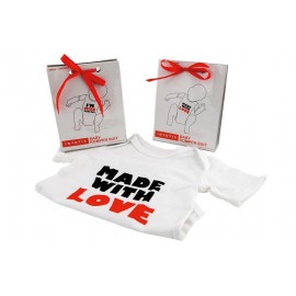 Baby Romper Suit "Made with Love"