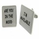 Cufflinks "AVAILABLE & IN THE MOOD"