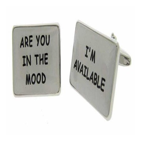 Cufflinks "AVAILABLE & IN THE MOOD"