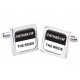 Cufflinks Bliss "FATHER OF THE BRIDE"