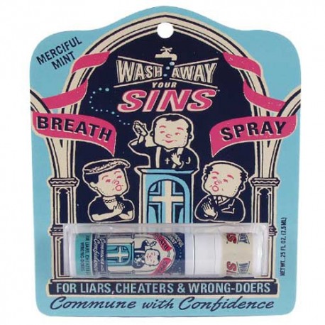 Breathspray "Wash away Your Sins"