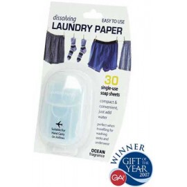 Travel paper "Laundry Detergent"