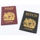 Paspoort Houders "Pimp & Bitch"