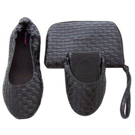 Foldable shoes 'Black Weave´