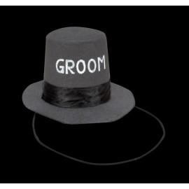 Mini Top Hat 'Groom / Bruidegom'