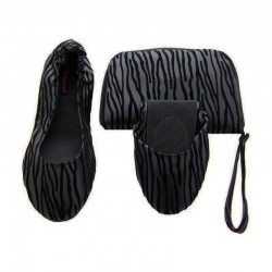 Foldable Shoes 'Black Zebra´